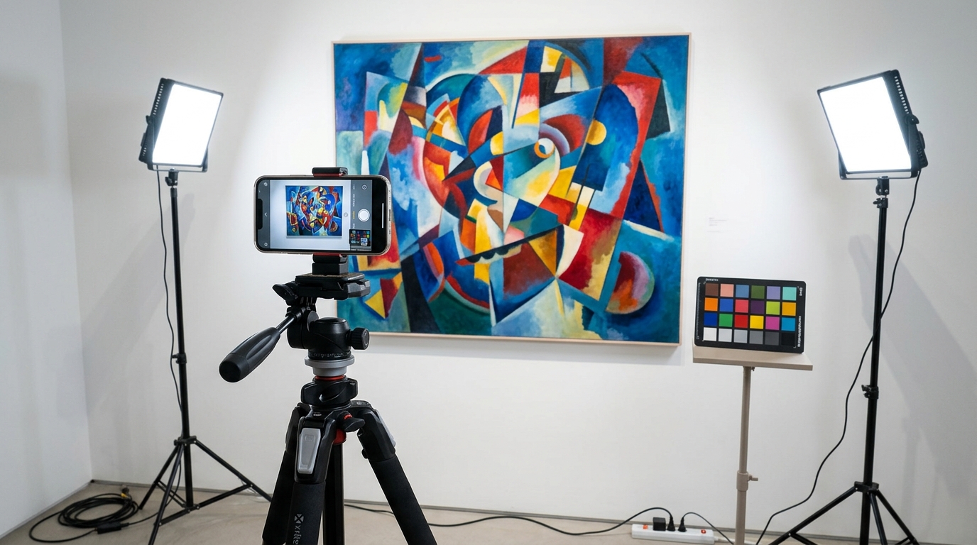 How to Photograph & Digitise Artwork Using Your Mobile Phone